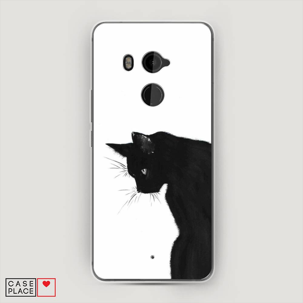 

Чехол Awog на HTC U11 Plus / Эйчтиси U11 Plus "Black cat", Разноцветный, 102150-1