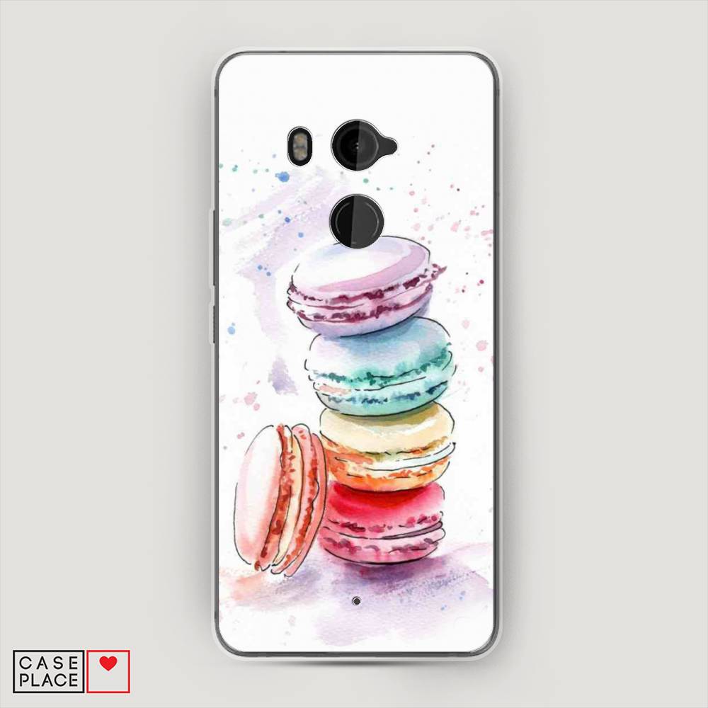 

Чехол Awog на HTC U11 Plus / Эйчтиси U11 Plus "Пирамидка макарони 2", Разноцветный, 102150-10