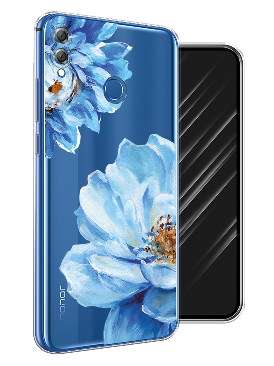 

Чехол Awog на Honor 8X "Голубые клематисы", Голубой, 66750-8