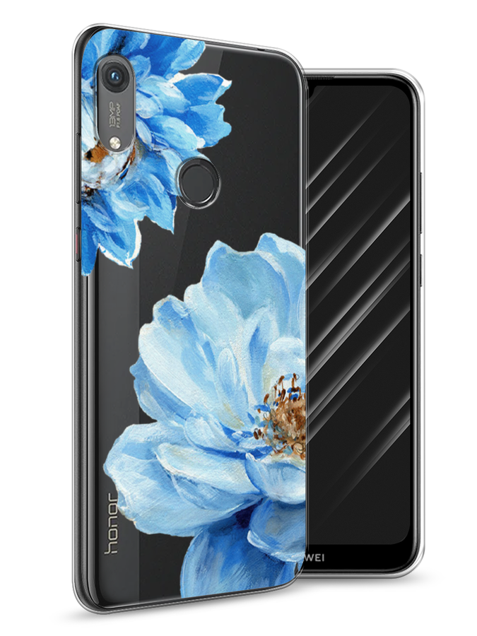 

Чехол Awog на Honor 8A (8A Pro/Prime) "Голубые клематисы", Голубой, 68750-8