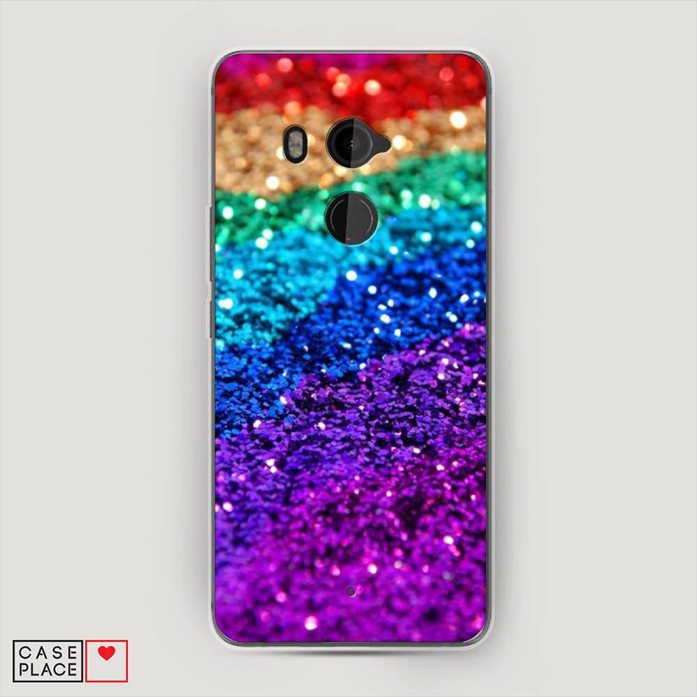 

Чехол Awog на HTC U11 Plus / Эйчтиси U11 Plus "Блестящая радуга рисунок", 102150-3
