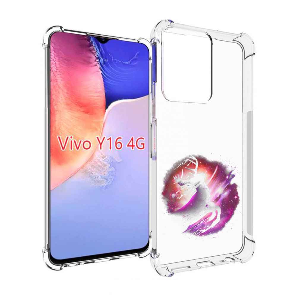 

Чехол MyPads звездный олень для Vivo Y16 4G/ Vivo Y02S, Прозрачный, Tocco