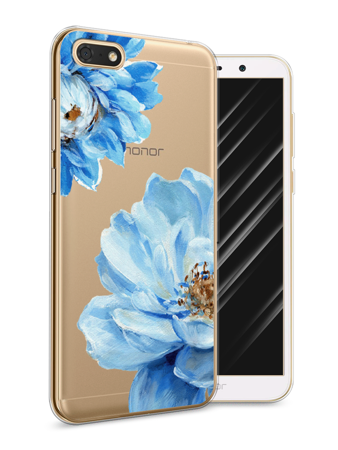 

Чехол Awog на Honor 7A "Голубые клематисы", Голубой, 65250-8