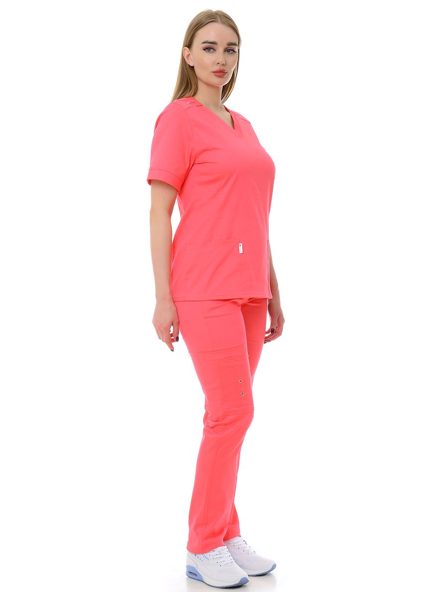 фото Костюм медицинский женский medicalwear мажорка 116 розовый 52 ru