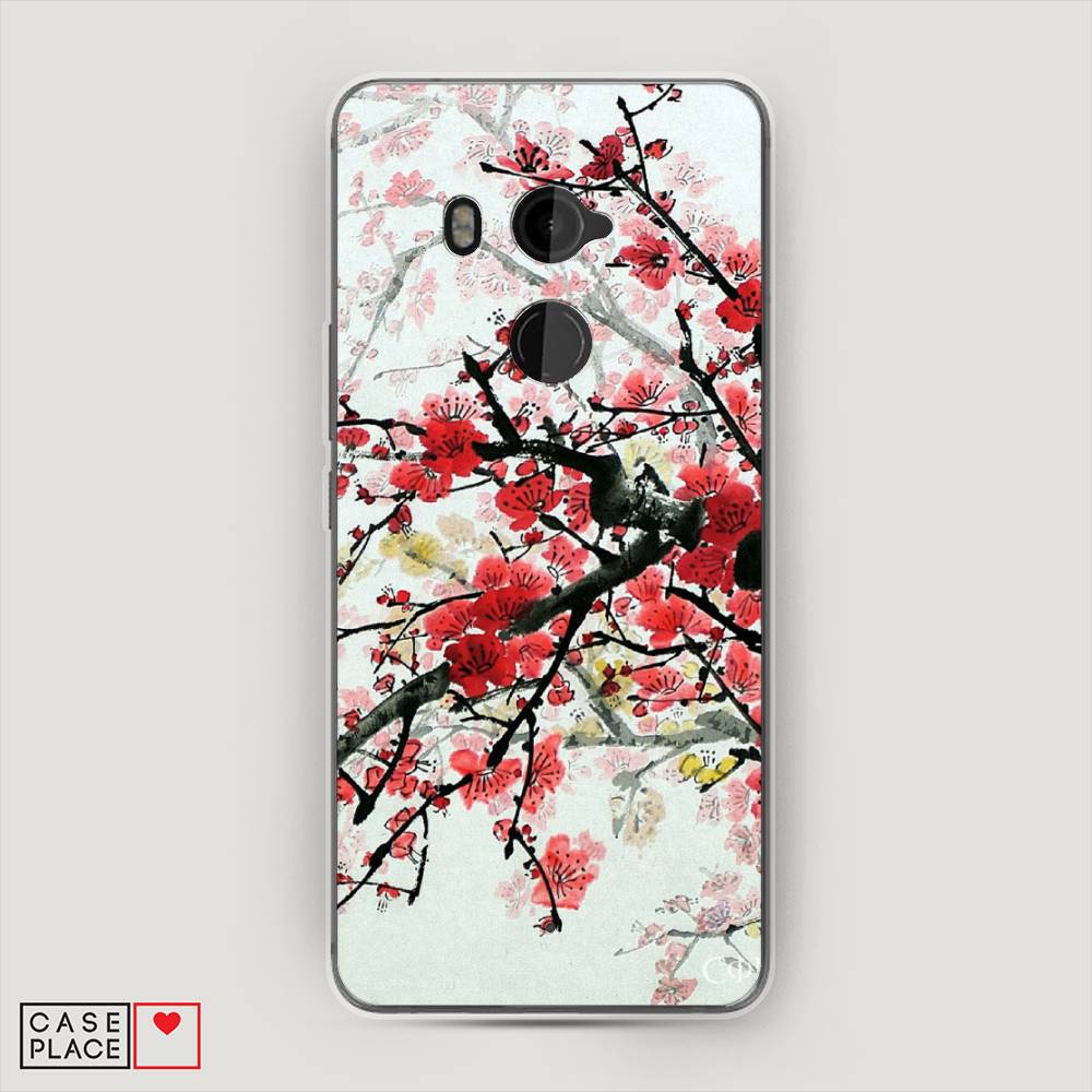 

Чехол Awog на HTC U11 Plus / Эйчтиси U11 Plus "Сакура", Разноцветный, 102150-4