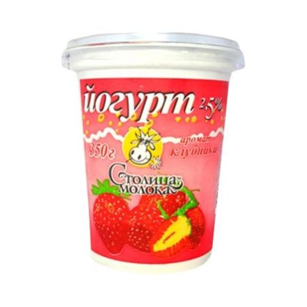 

Йогурт питьевой Станция Молочная клубника 2,5% 900 г