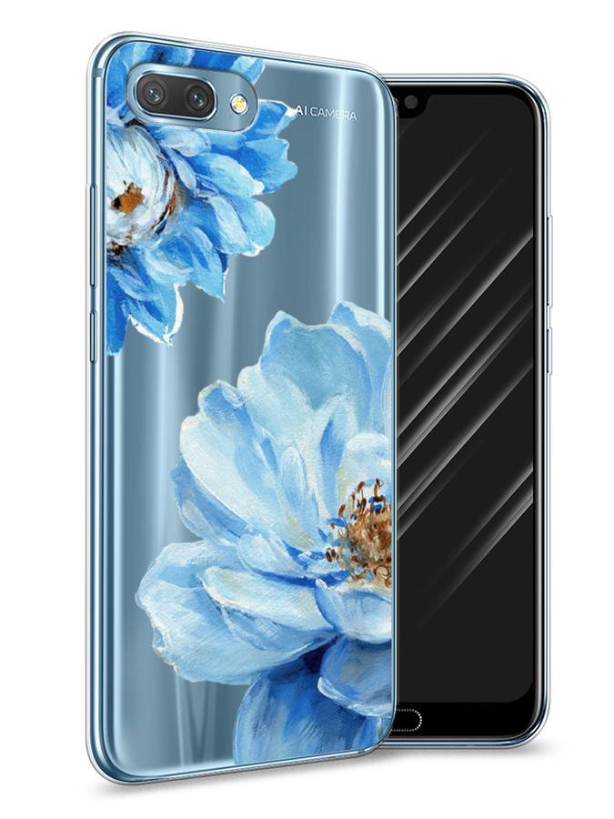 

Чехол Awog на Honor 10 "Голубые клематисы", Голубой, 65350-8