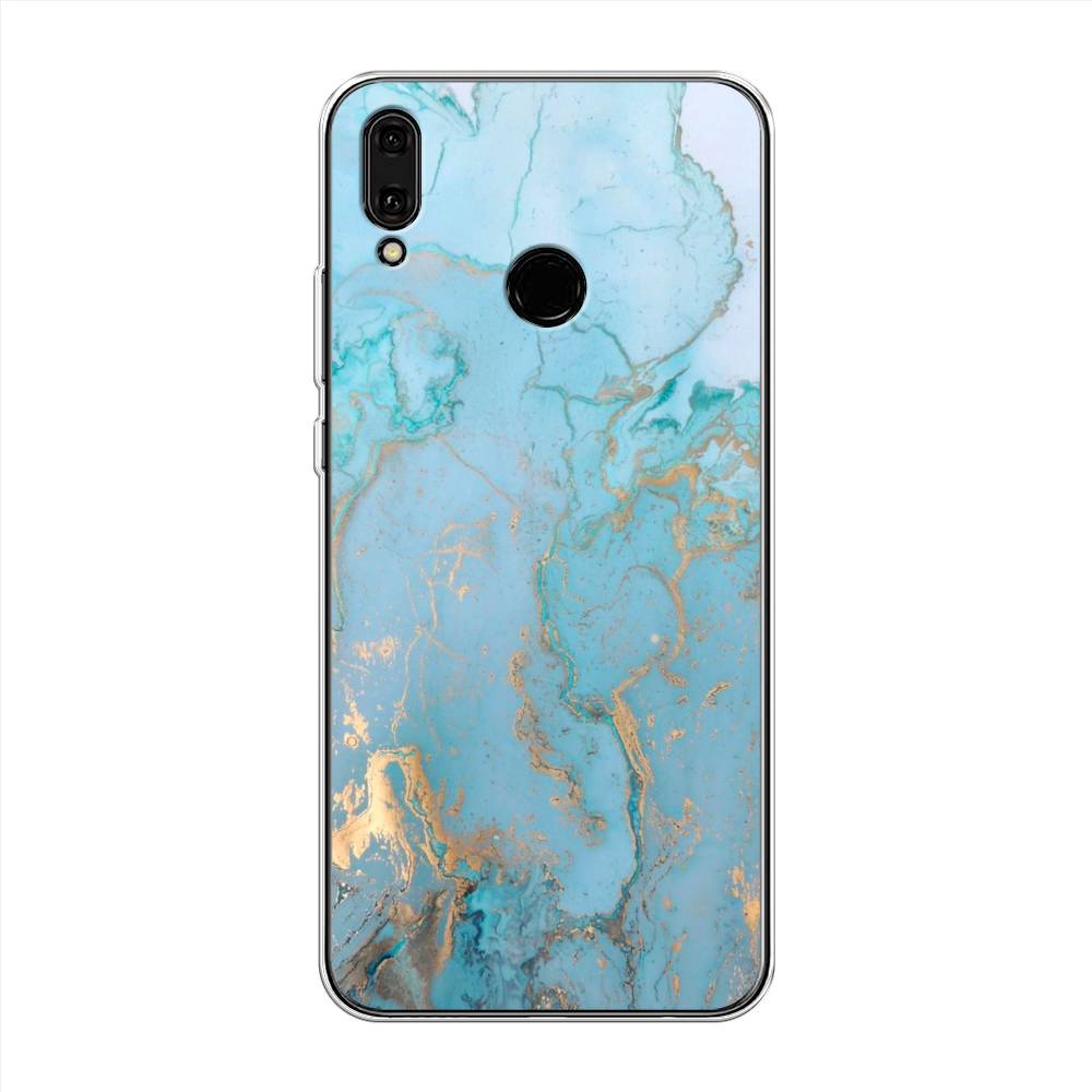 

Чехол Awog "Голубой мрамор рисунок" для Huawei Y9 2019