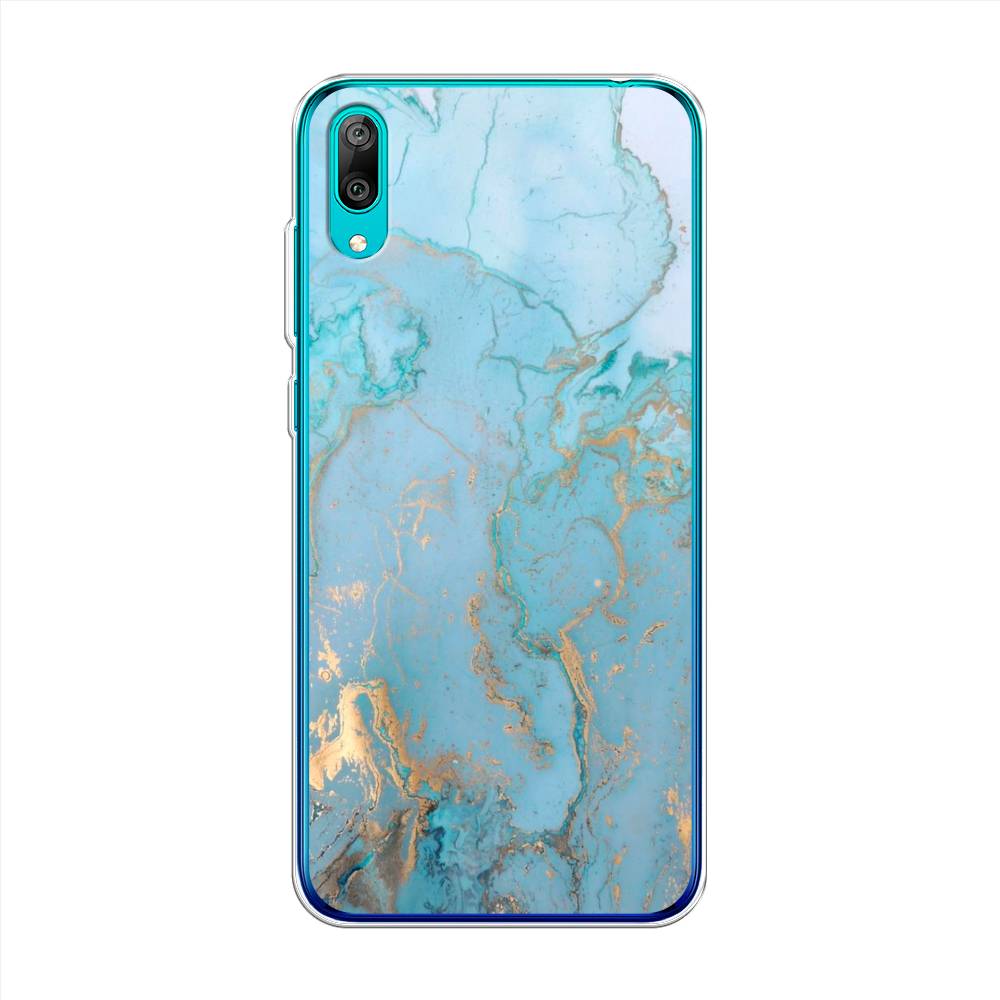 

Чехол Awog "Голубой мрамор рисунок" для Huawei Y7 Prime 2019