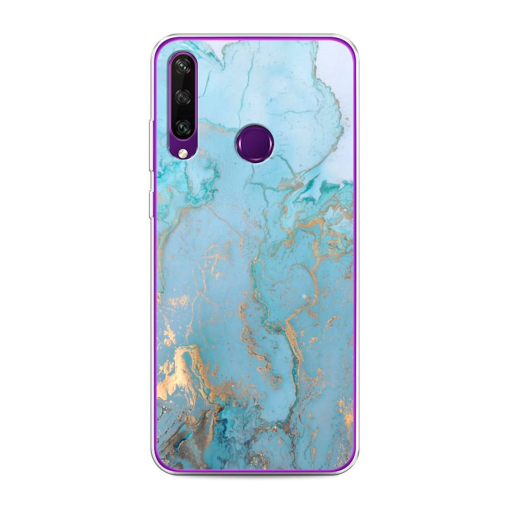 

Чехол Awog на Huawei Y6p "Голубой мрамор рисунок", 6103250-3