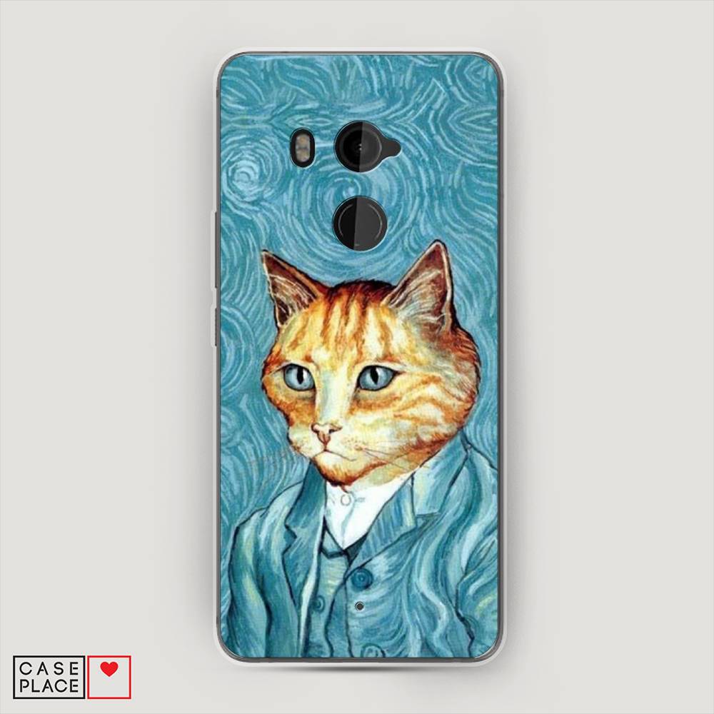 

Чехол Awog на HTC U11 Plus / Эйчтиси U11 Plus "Кот Ван Гог", Разноцветный, 102150-2