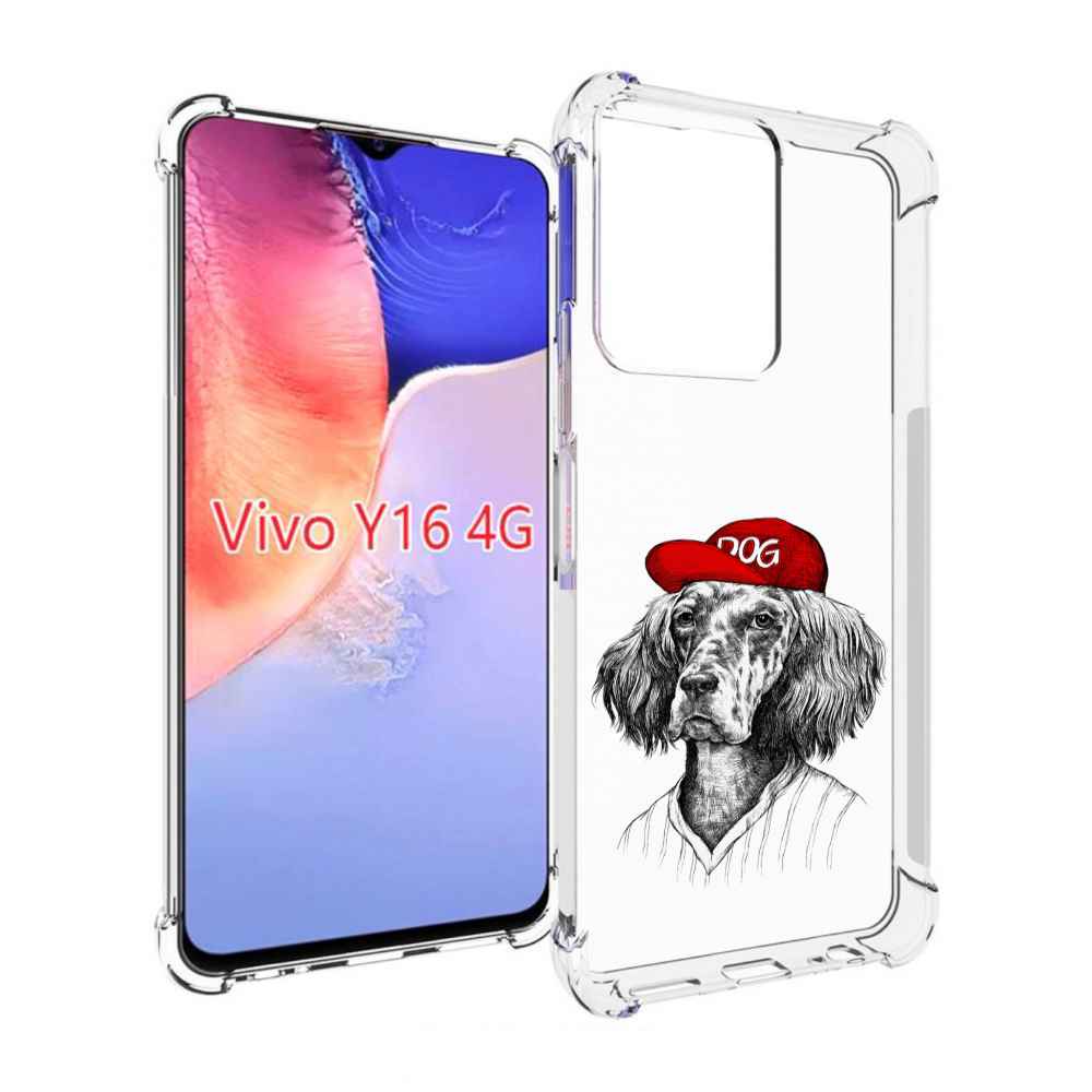

Чехол MyPads дог для Vivo Y16 4G/ Vivo Y02S, Прозрачный, Tocco