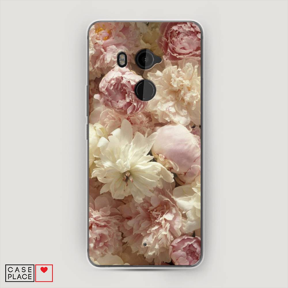 

Чехол Awog на HTC U11 Plus / Эйчтиси U11 Plus "Пионы светлые", Разноцветный, 102150-8