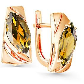 

Серьги женские из золота Magic Stones 02-2-834-5900-010, султанит, 02-2-834-5900-010