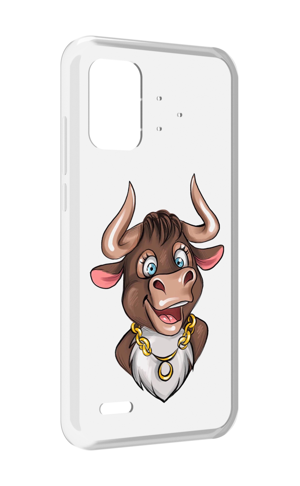 

Чехол MyPads Бычок для UMIDIGI Bison Pro, Прозрачный, Tocco