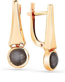 

Серьги женские из золота Magic Stones 02-2-880-4000-110, лунный камень, 02-2-880-4000-110