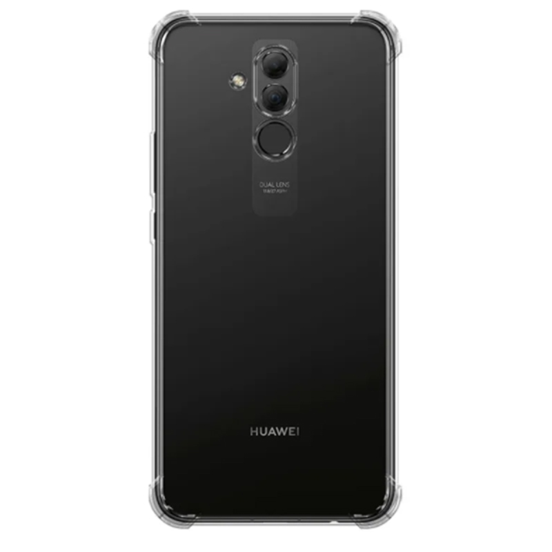 

Чехол силиконовый для Huawei Mate 20 Lite, усиленные края, прозрачный