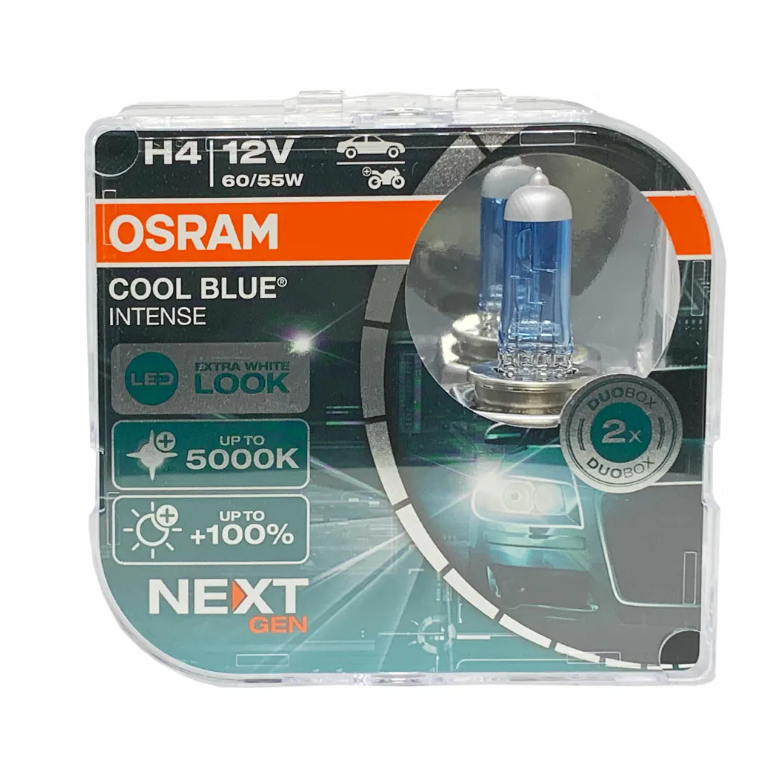 OSRAM Лампа 12V HB3/9005 60W P20d +100% 5000K евробокс (2шт.) Cool Blue Intense NextGen OS