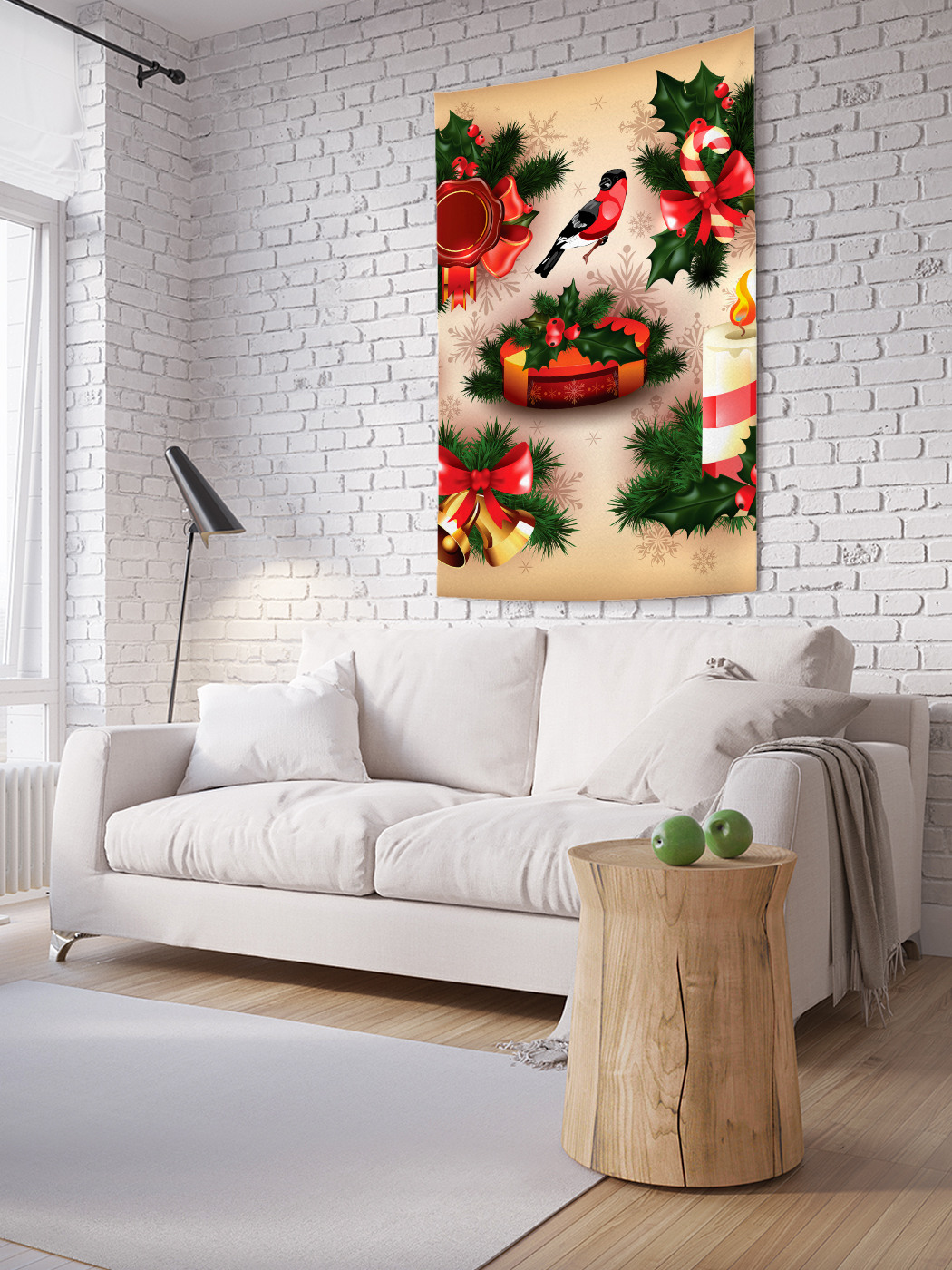 

Вертикальное фотопанно на стену JoyArty Новогодний дух 150x200 см, Новогодний дух