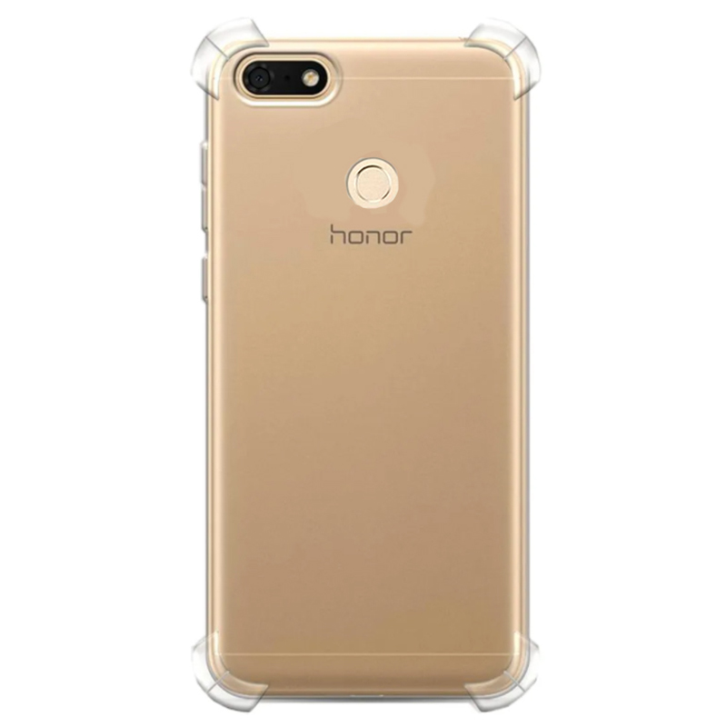 

Чехол силиконовый для Honor 7C Pro/Nova 2 Lite/Y7 Prime 2018/Y7-2018, усиленные края, Прозрачный