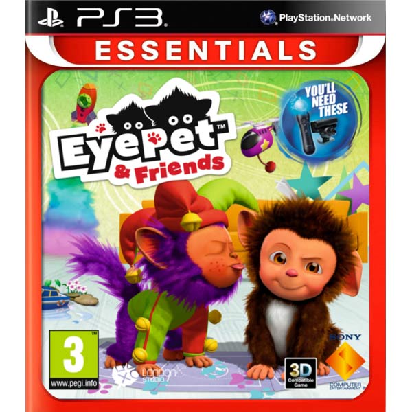 

Игра EyePet и друзья Essentials для PlayStation 3, EyePet и друзья Essentials