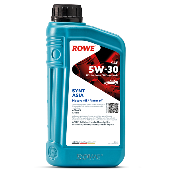 фото Rowe масло rowe 5 30 hightec synt asia acea c3, api sn cf 1 л 1шт