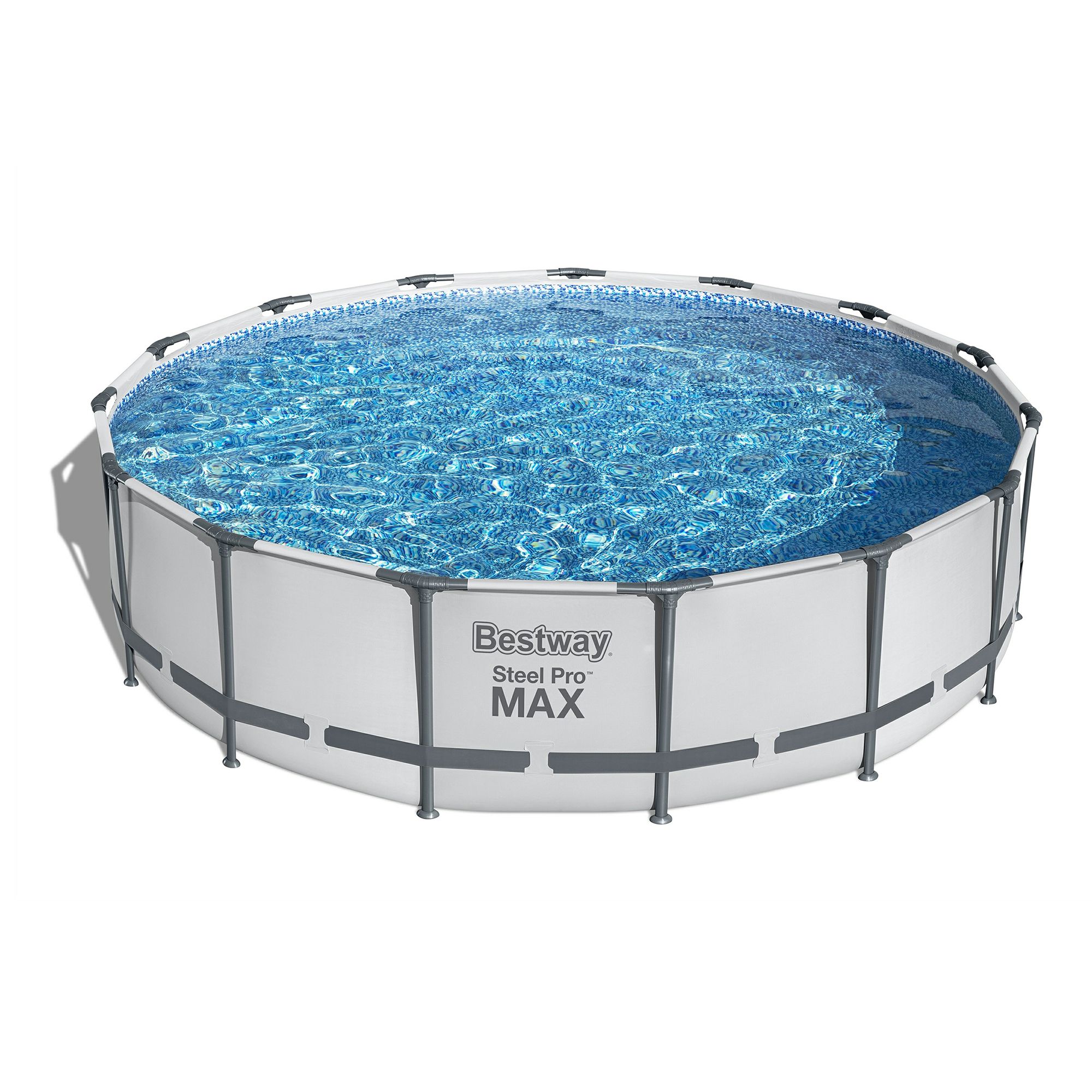 

Каркасный бассейн Bestway Steel Pro Max 457х457х107 см, Серый, Steel Pro Max