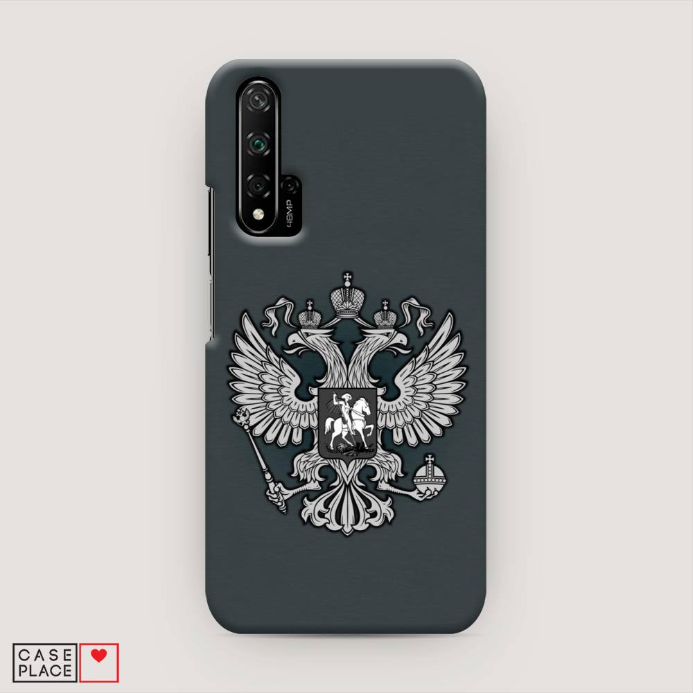 фото Чехол awog "герб россии серый" для honor 20