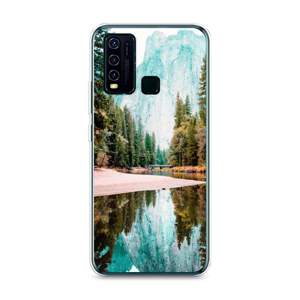 фото Силиконовый чехол "горы 11" на vivo y50 awog