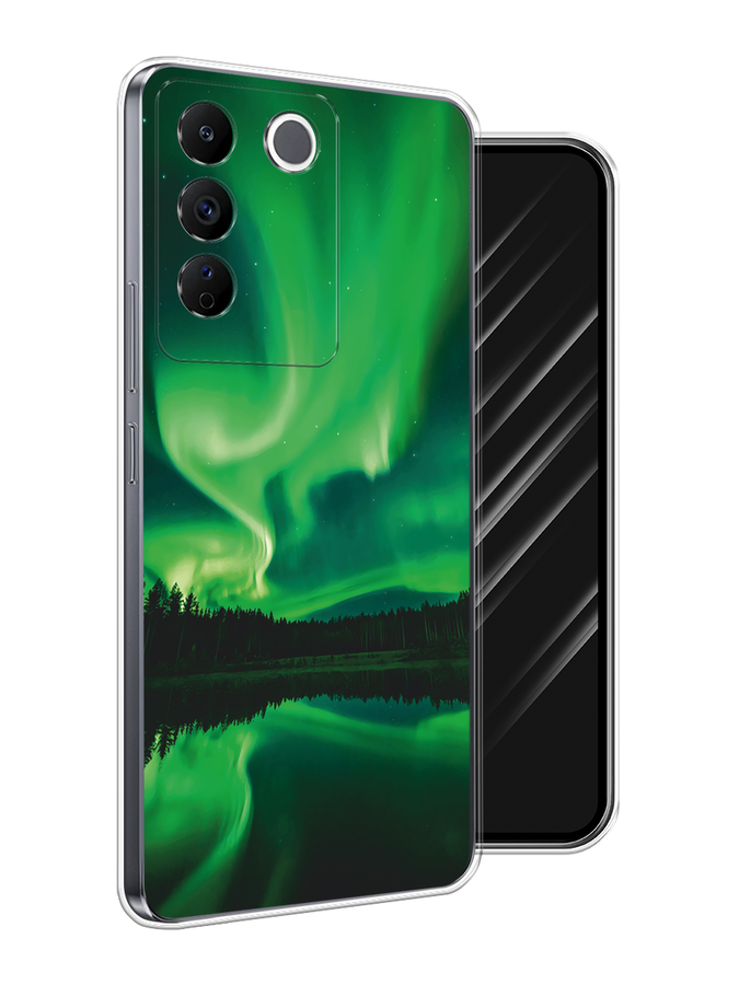 

Чехол Awog на Vivo V27e "Ночные пейзажи 7", Зеленый;черный, 268350-1