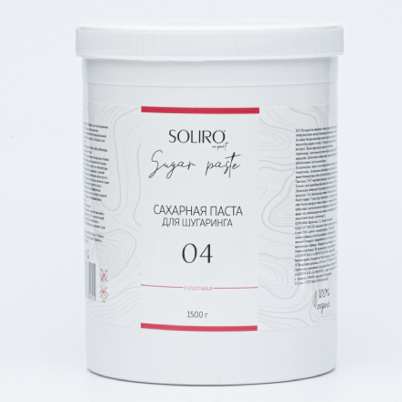 

Сахарная паста для шугаринга Soliro плотная, 1,5 кг