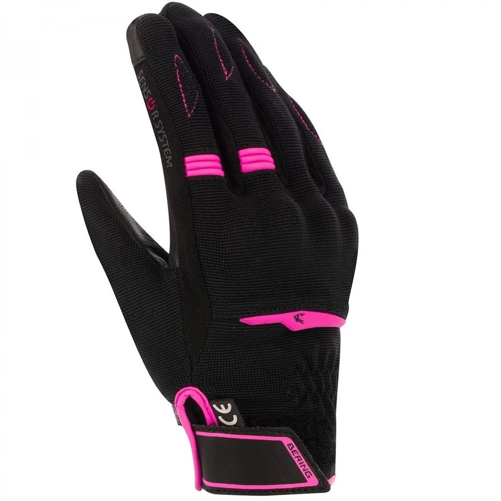 

Перчатки женские Bering LADY FLETCHER EVO Black/Fuxia T8, Черный;розовый, FLETCHER EVO