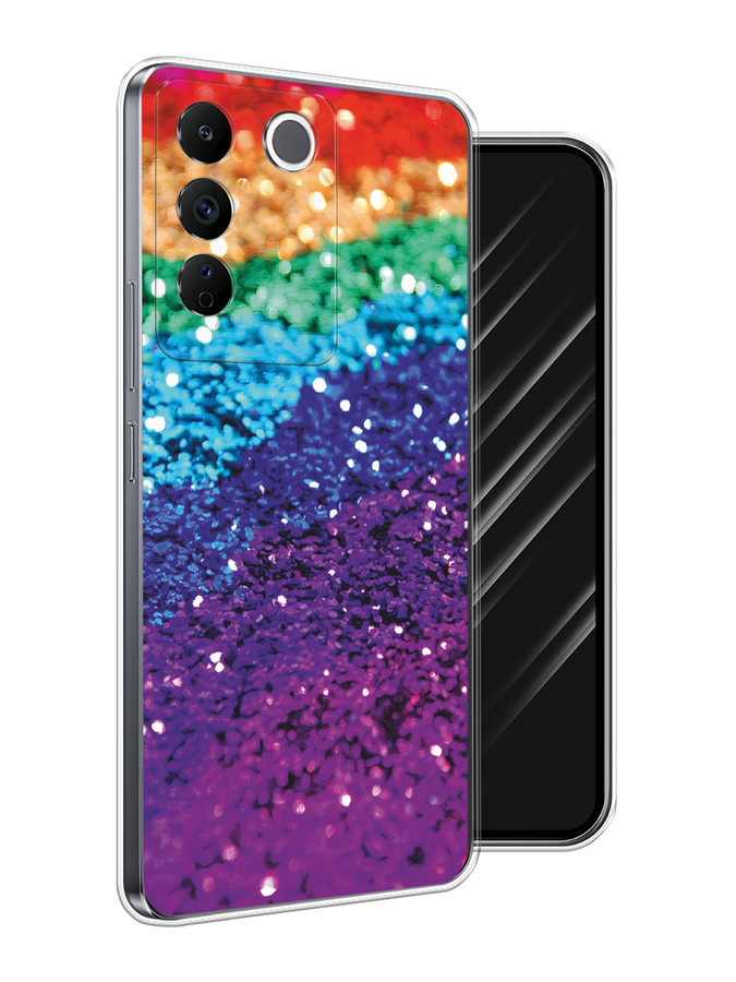 

Чехол Awog на Vivo V27e "Блестящая радуга рисунок", Разноцветный, 268350-1