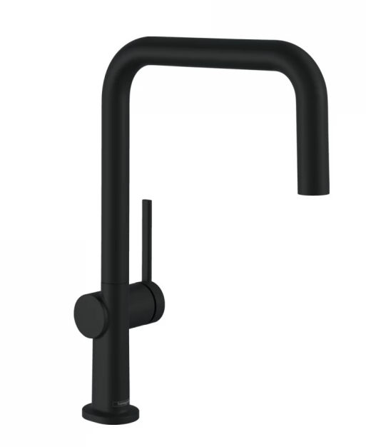 фото Смеситель для кухни hansgrohe talis m54 72806670, чёрный матовый