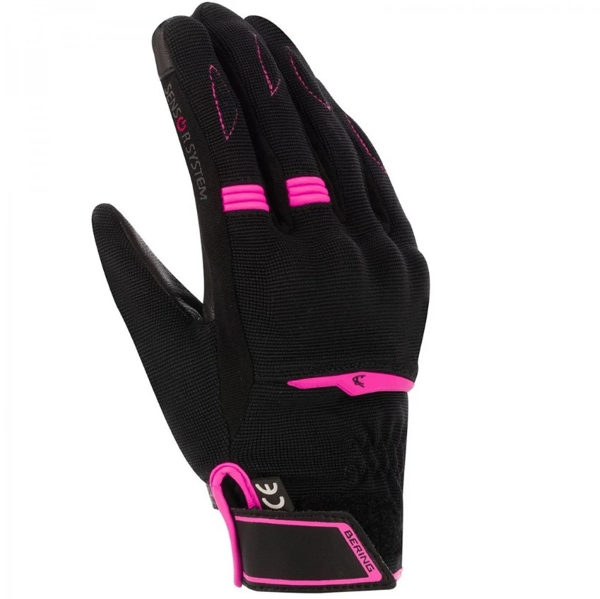 

Перчатки женские Bering LADY FLETCHER EVO Black/Fuxia T6, Черный;розовый, FLETCHER EVO