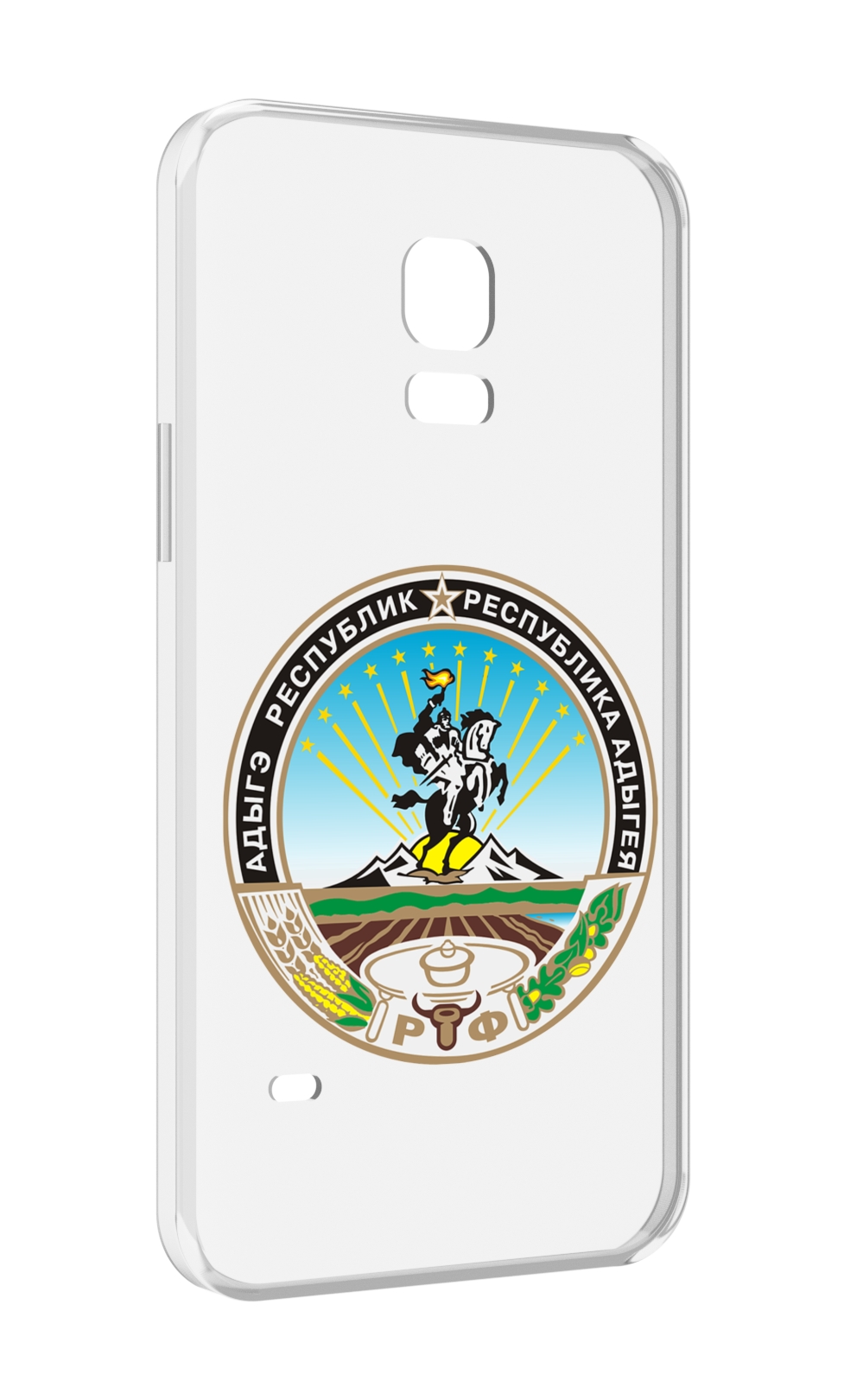 

Чехол MyPads герб-адыгея-маикоп для Samsung Galaxy S5 mini, Прозрачный, Tocco