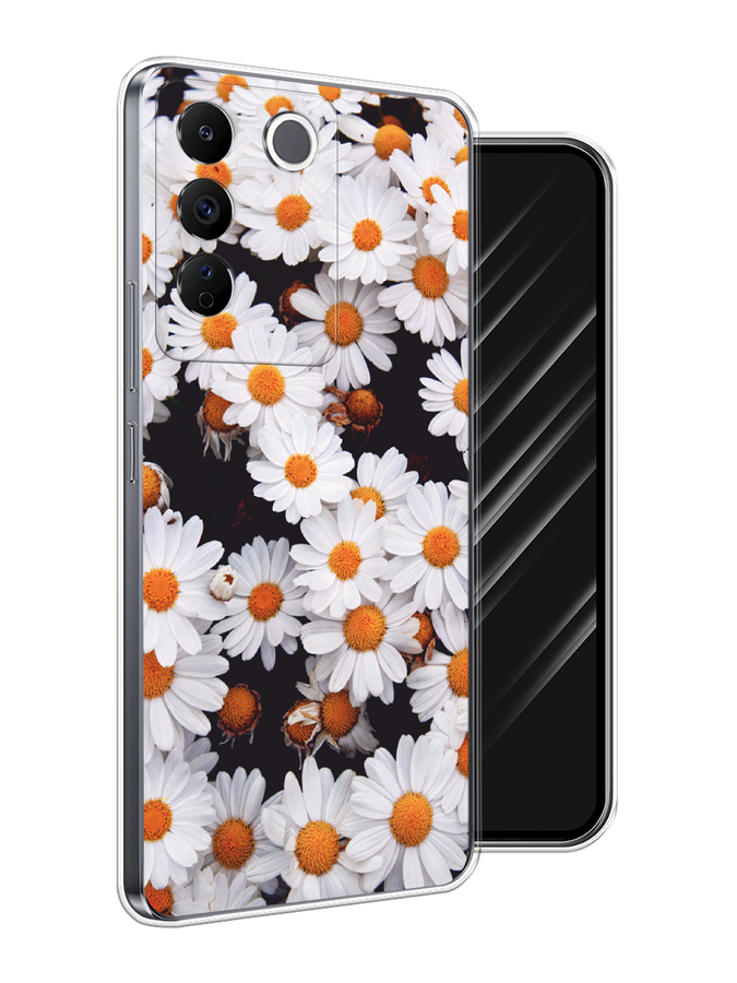 

Чехол Awog на Vivo V27e "Ромашковое поле", Белый, 268350-1