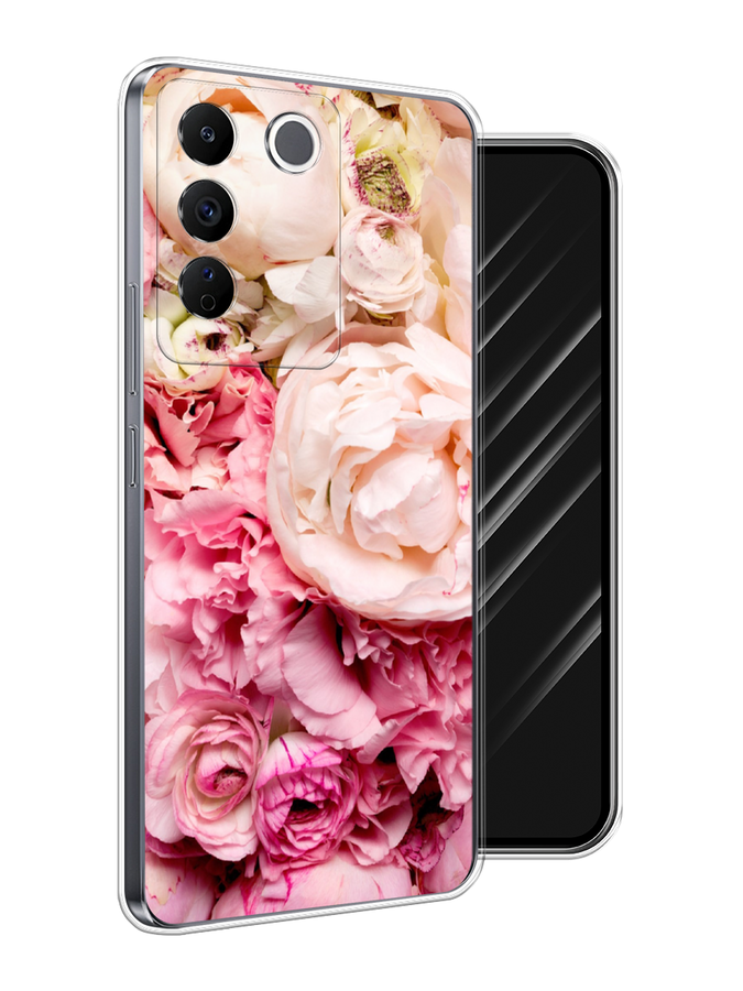 

Чехол Awog на Vivo V27e "Пионы яркие", Розовый, 268350-1