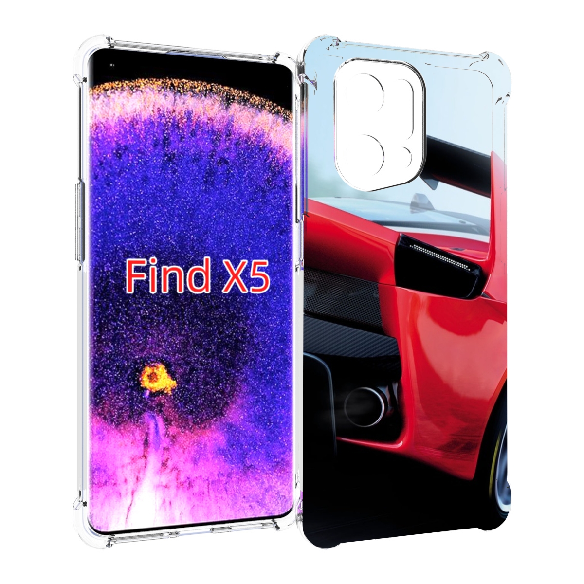 

Чехол MyPads Крыло-машины мужской для Oppo Find X5, Прозрачный, Tocco