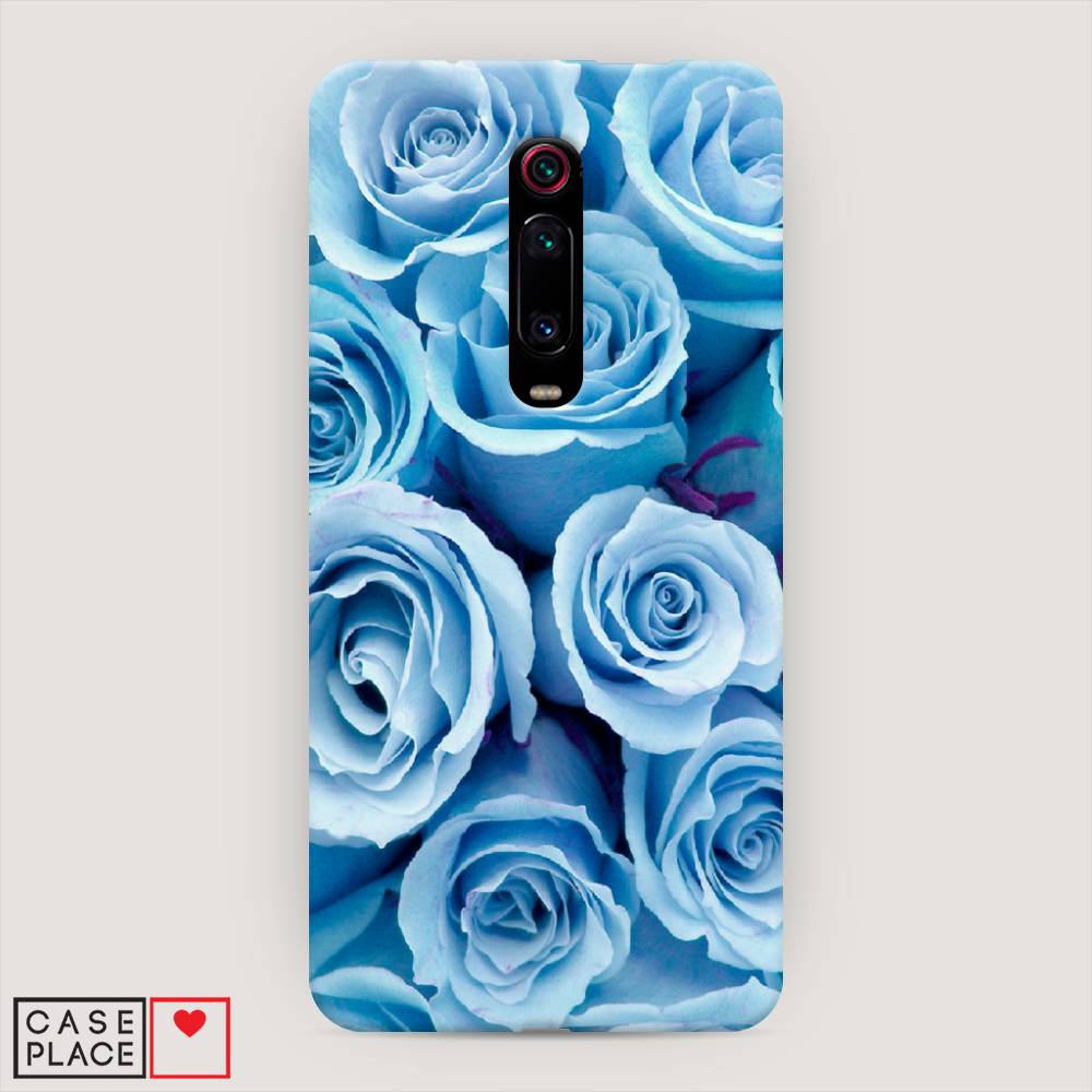 фото Пластиковый чехол "лазурные розы" на xiaomi redmi k20 pro awog