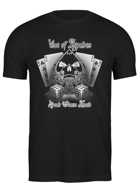 

Футболка мужская Printio Ace of spades черная 3XL, Черный, Ace of spades