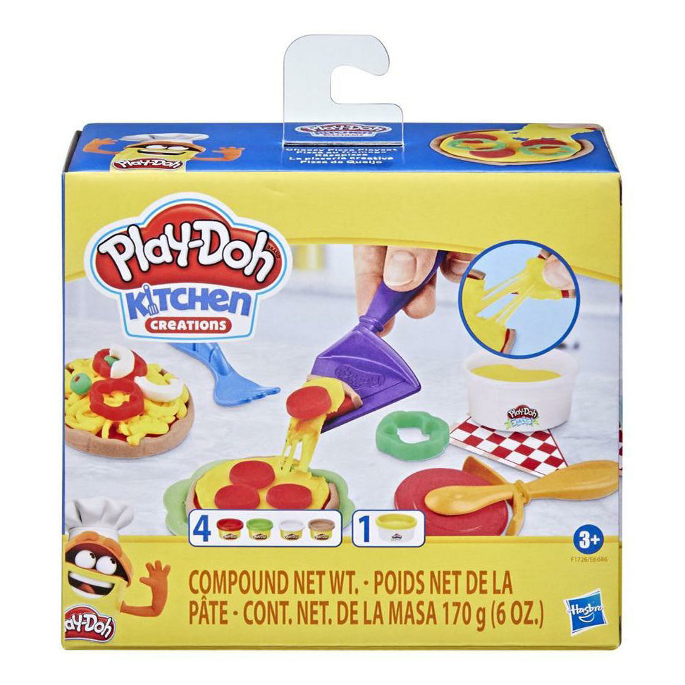 

Набор для лепки Play-Doh маленький шеф-повар сырная пицца, Разноцветный