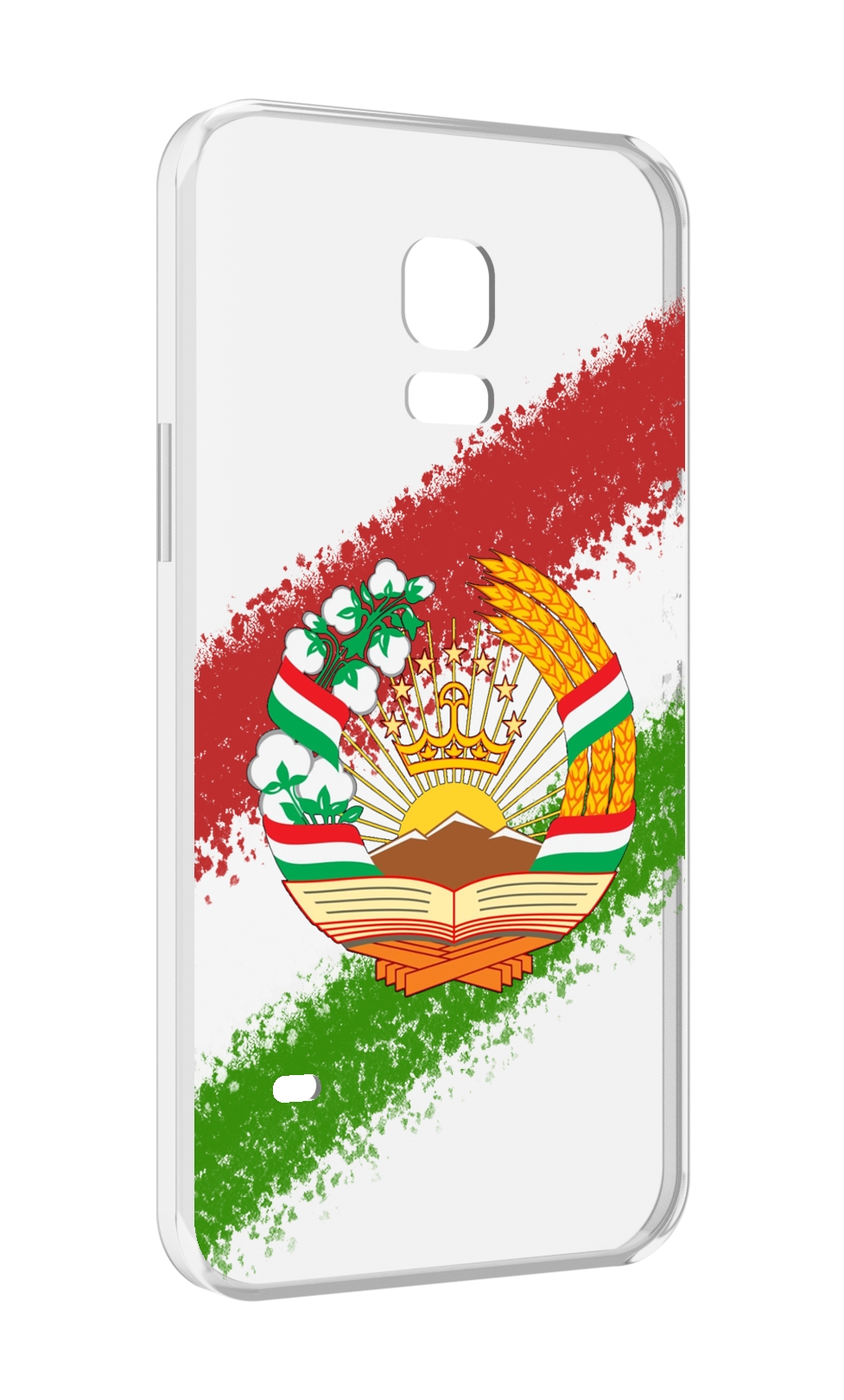 

Чехол MyPads герб флаг Таджикистана для Samsung Galaxy S5 mini, Прозрачный, Tocco