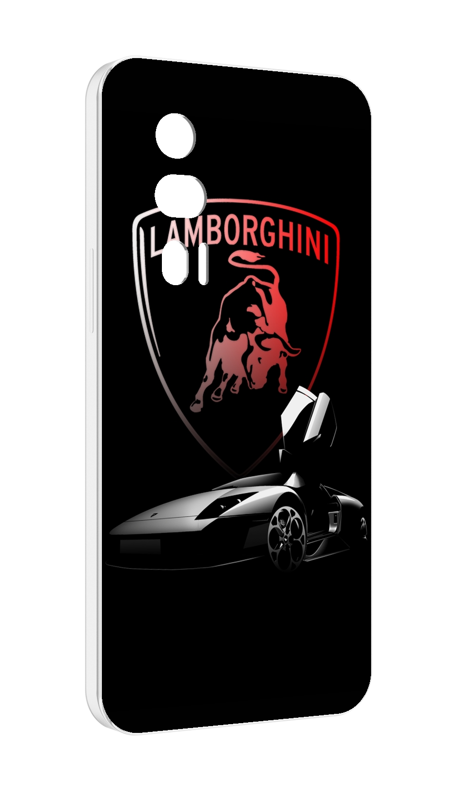 

Чехол MyPads Ламборгини-black мужской для Xiaomi Redmi K60 противоударный, Tocco