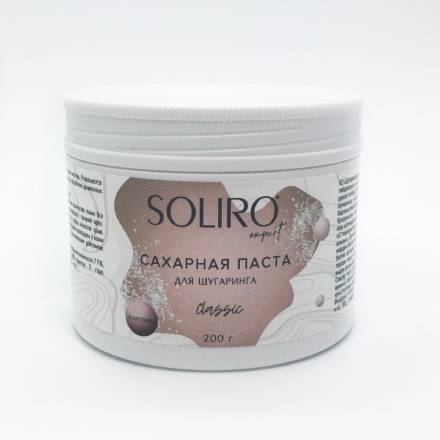 

Паста для шугаринга Soliro Classic, плотная, 200 г