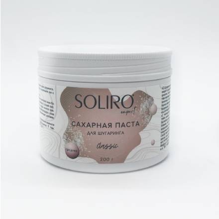 

Паста для шугаринга Soliro Classic, средняя, 200 г