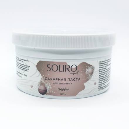

Паста для шугаринга Soliro Classic, плотная, 500 г