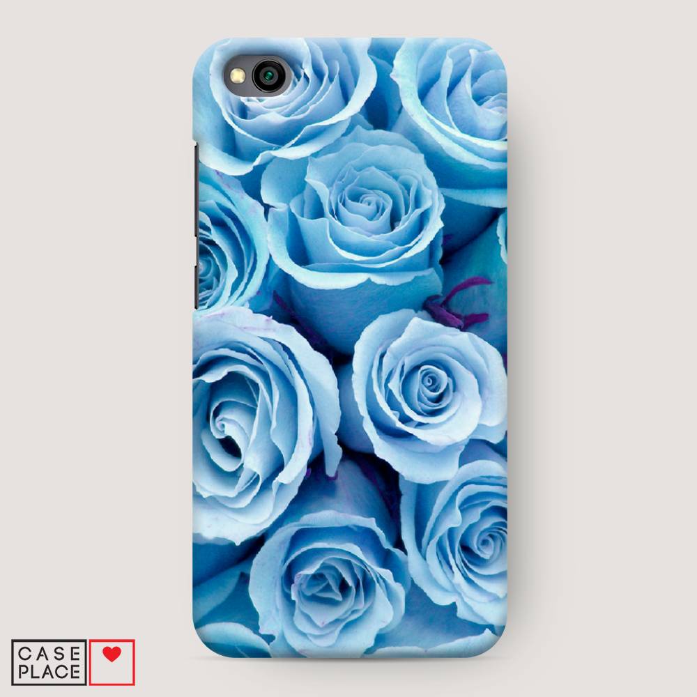 

Пластиковый чехол "Лазурные розы" на Xiaomi Redmi Go, 35120-6
