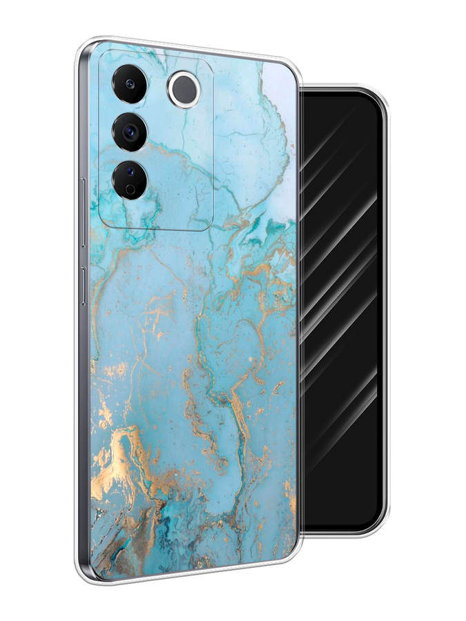 

Чехол Awog на Vivo V27e "Голубой мрамор рисунок", 268350-1