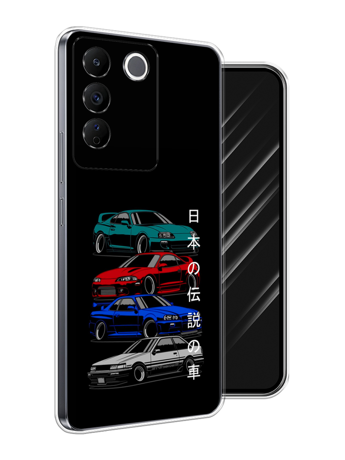 

Чехол Awog на Vivo V27e "JDM Legend cars", Зеленый;красный;синий, 268350-1